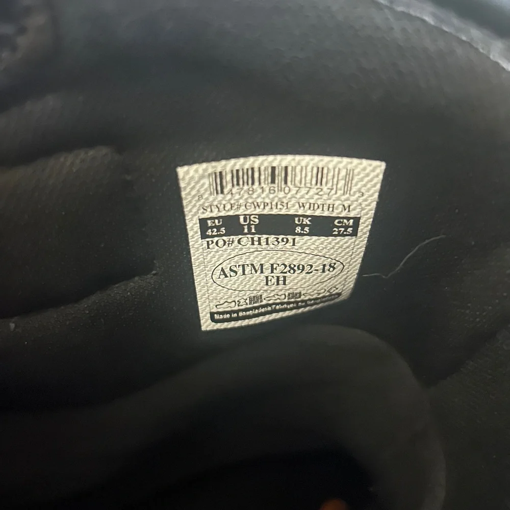 Carhartt Black Work Boots